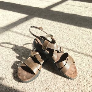 Aerosoles brown sandals size 7 1/2